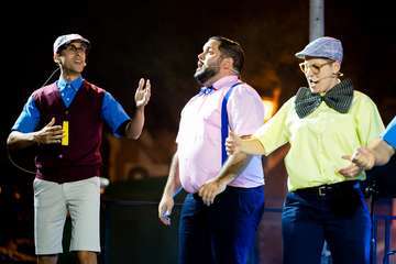  La Murgota de Telde estrena con éxito en Gáldar su espectáculo 'Los chicos del coro'/TA.